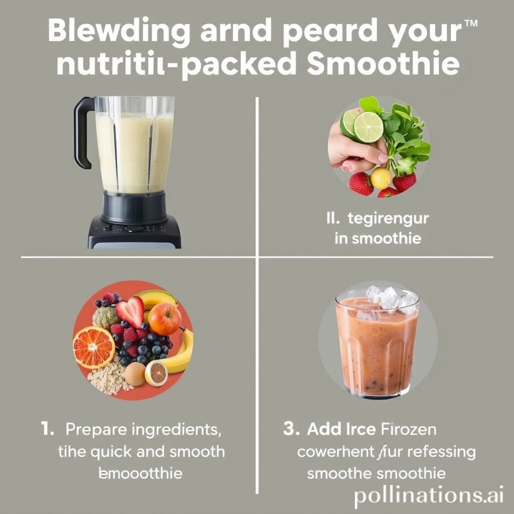 Blending and preparing your nutrient packed smoothie 1. Tips for properly blending your smoothie for a smooth consistency
2. Preparing ingredients ahead of time for quick and convenient smoothie making
3